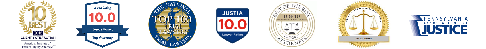 10 Best 2016 Client Satisfaction | American Institute of Personal Injury Attorneys
